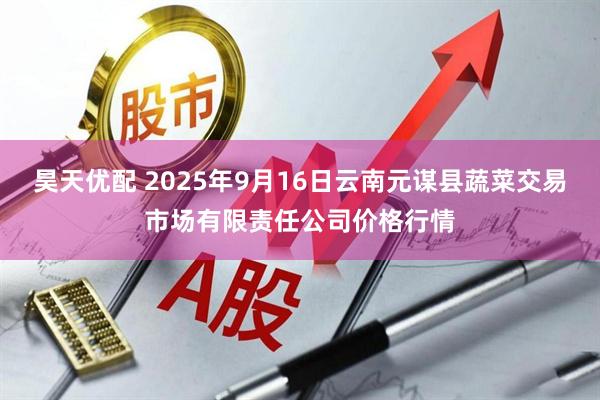 昊天优配 2025年9月16日云南元谋县蔬菜交易市场有限责任公司价格行情