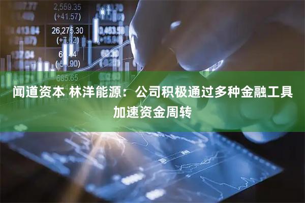 闻道资本 林洋能源：公司积极通过多种金融工具加速资金周转