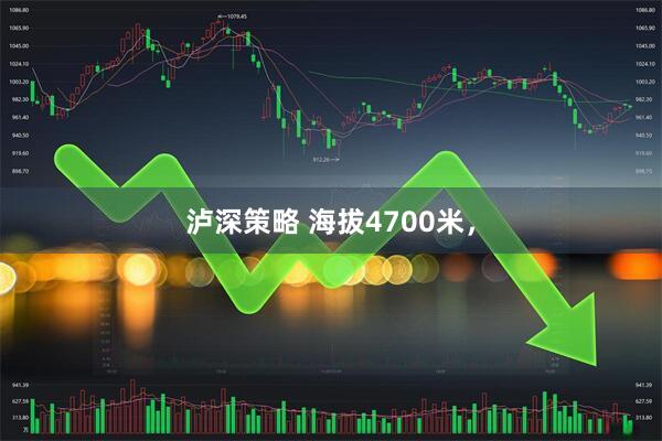 泸深策略 海拔4700米，